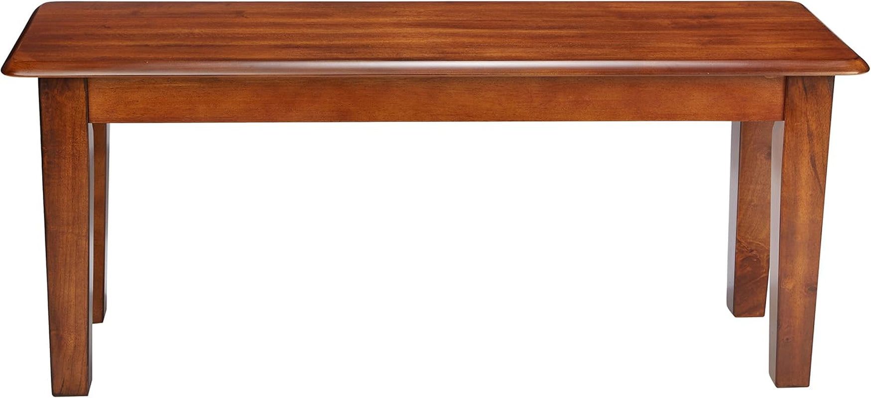 Berringer 17.5 Inch Rustic Dining Bench Brown Wood