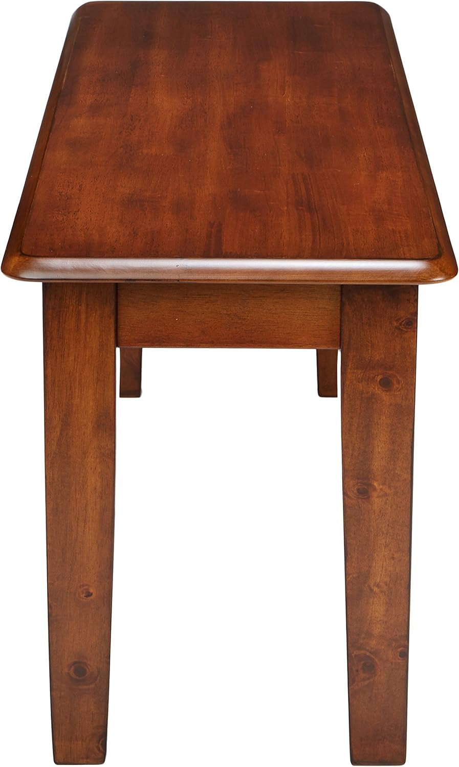 Berringer 17.5 Inch Rustic Dining Bench Brown Wood