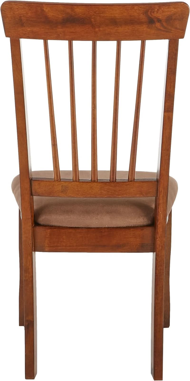 Berringer 18 Inch Rustic Dining Chair Set With Cushions Brown