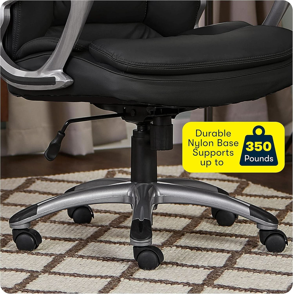 Big And Tall Black Ergonomic Executive Office Chair