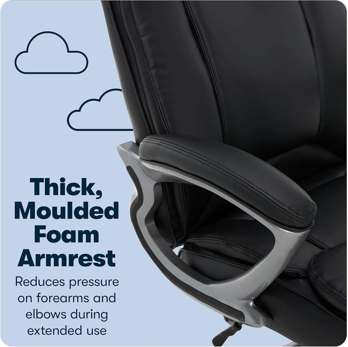 Big And Tall Black Ergonomic Executive Office Chair