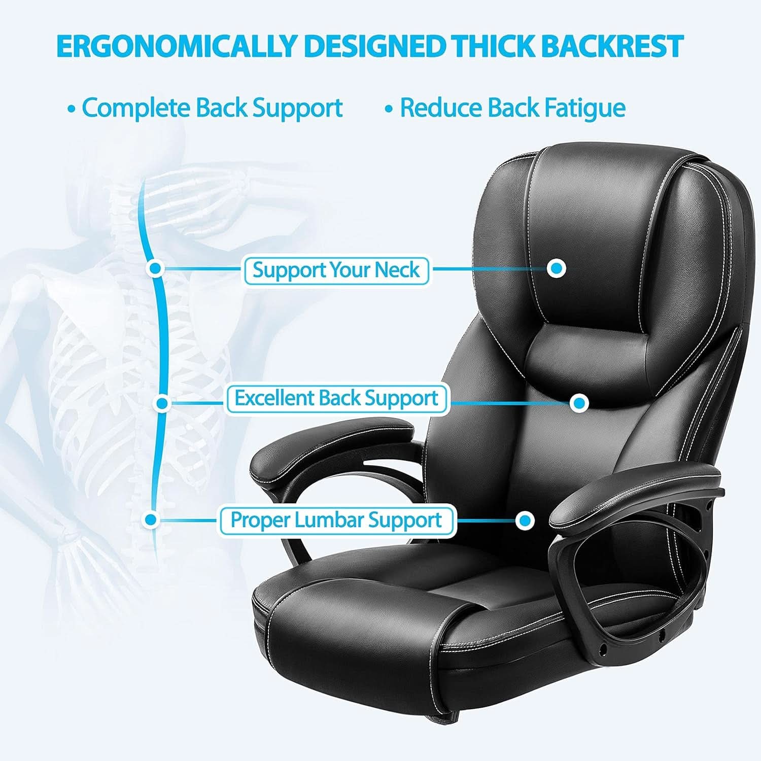 Big And Tall Ergonomic Executive Chair For Office Use