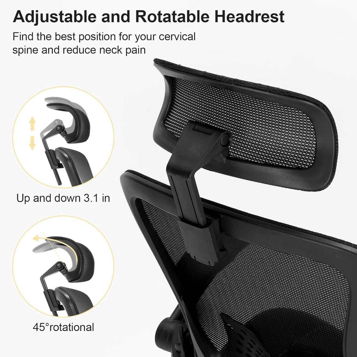 Big And Tall Ergonomic Office Chair 400Lbs Heavy Duty