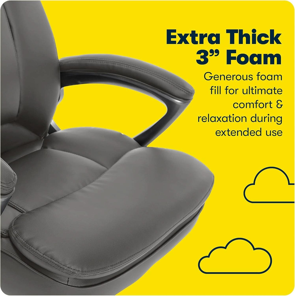 Big And Tall Executive Office Chair With High Back