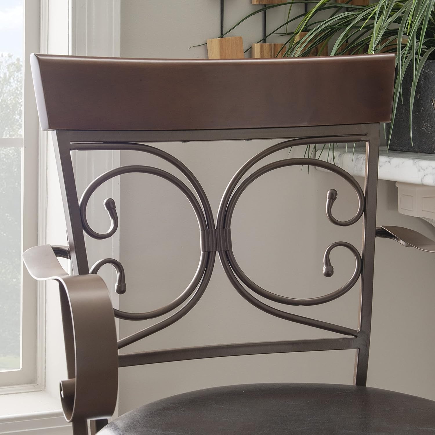 Big and Tall 31 Inch Barstool with Arms
