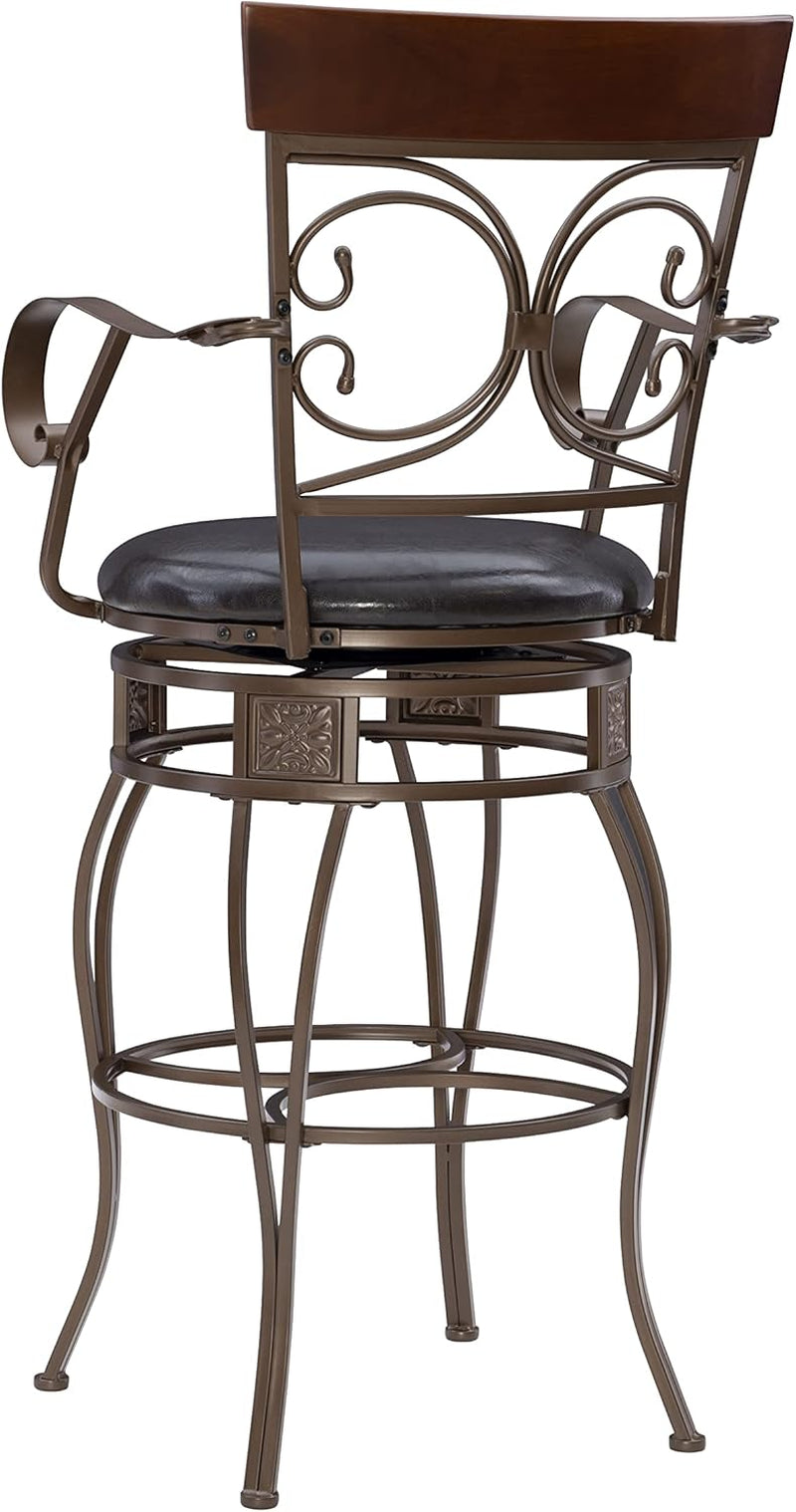 Big and Tall 31 Inch Barstool with Arms