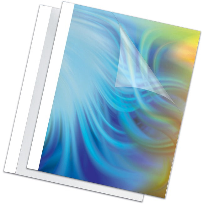 Binding Covers-Thermal-1/4 White 10Pk,Dds Must Be Ordered In Multiples Of Case Q