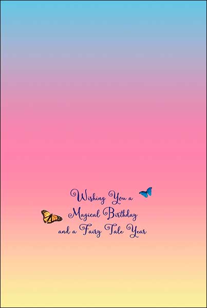 Birthday Card - Magical Birthday and a Fairy Tale Year