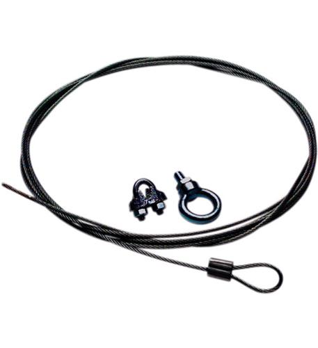 Black 10 Foot Cable and Clamp BG-CK10B