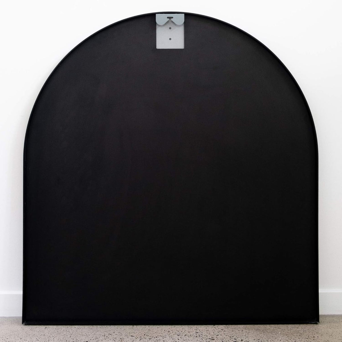 Black Arched Mirror 33x31 In Wall Mount Entryway Decor