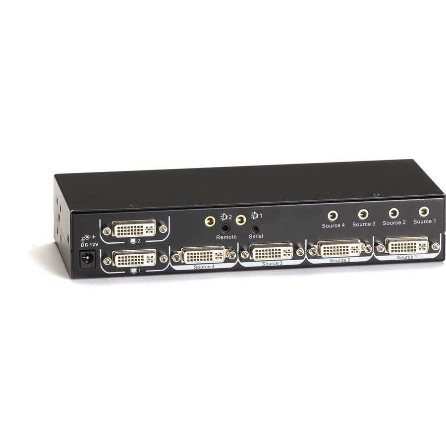 Black Box 4x2 DVI Matrix Switch with Audio and RS-232 Control AC1125A