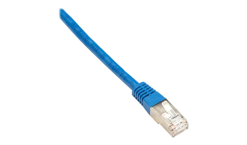 Black Box CAT6 250-MHz Stranded Patch Cable Slim Molded Boot - S/FTP, CM PVC, Blue, 2FT EVNSL0272BL-0002