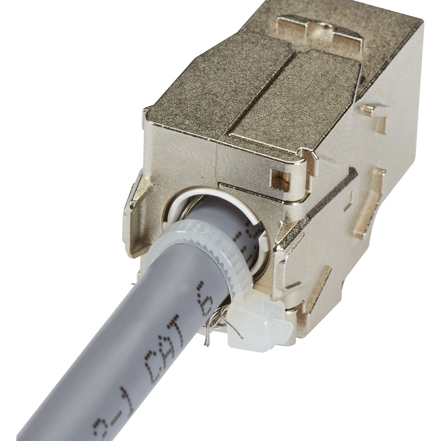 Black Box Cat6 Shielded Keystone Jack W/ Universal Wiring