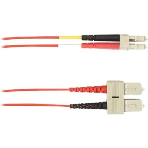 Black Box Colored Fiber OM4 50/125 Multimode Fiber Optic Patch Cable - OFNP Plenum FOCMPM4001MSCLCRD
