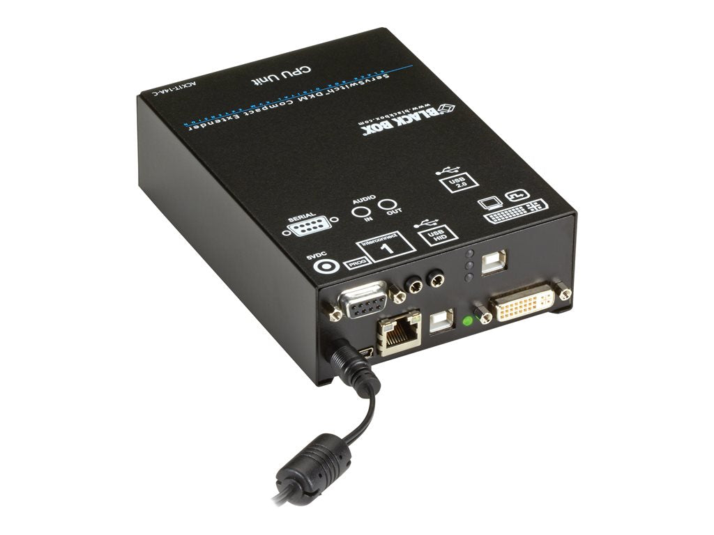 Black Box DKM FX Compact Transmitter - Video/audio/USB/serial extender - transmitter - up to 459 ft - TAA Compliant