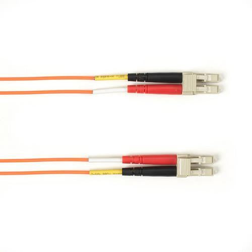 Black Box Fiber Optic Duplex Patch Network Cable FOCMR62-003M-LCLC-OR