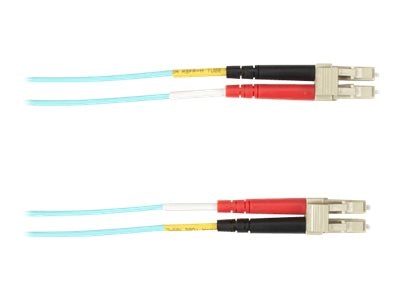 Black Box Fiber Optic Duplex Patch Network Cable FOCMR62-005M-LCLC-AQ