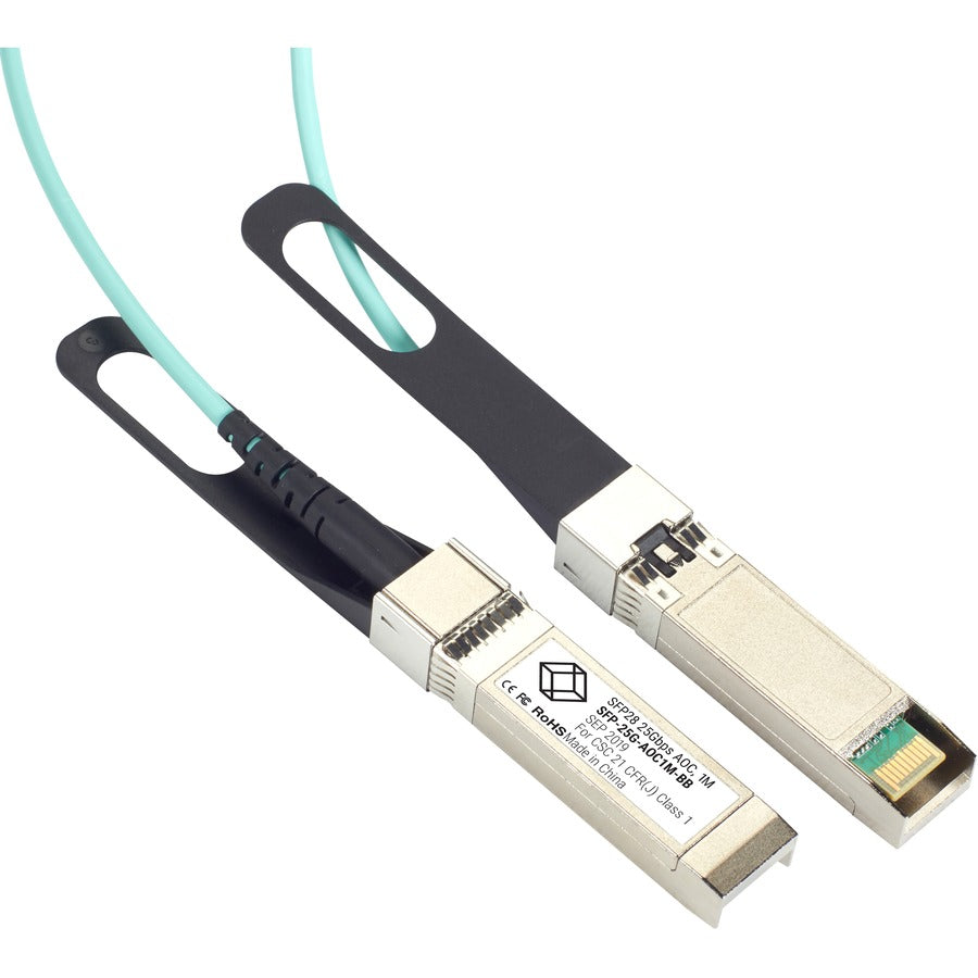 Black Box Fiber Optic Network Cable SFP-25G-AOC1M-BB