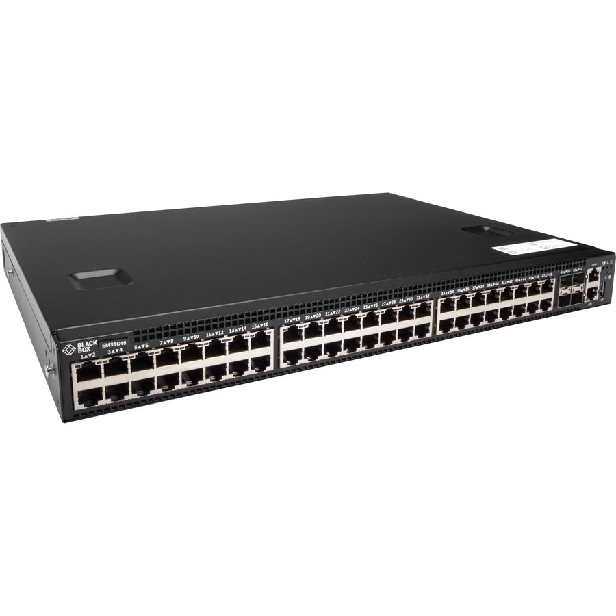 Black Box Gigabit Ethernet Network Switch, 48-Port EMS1G48