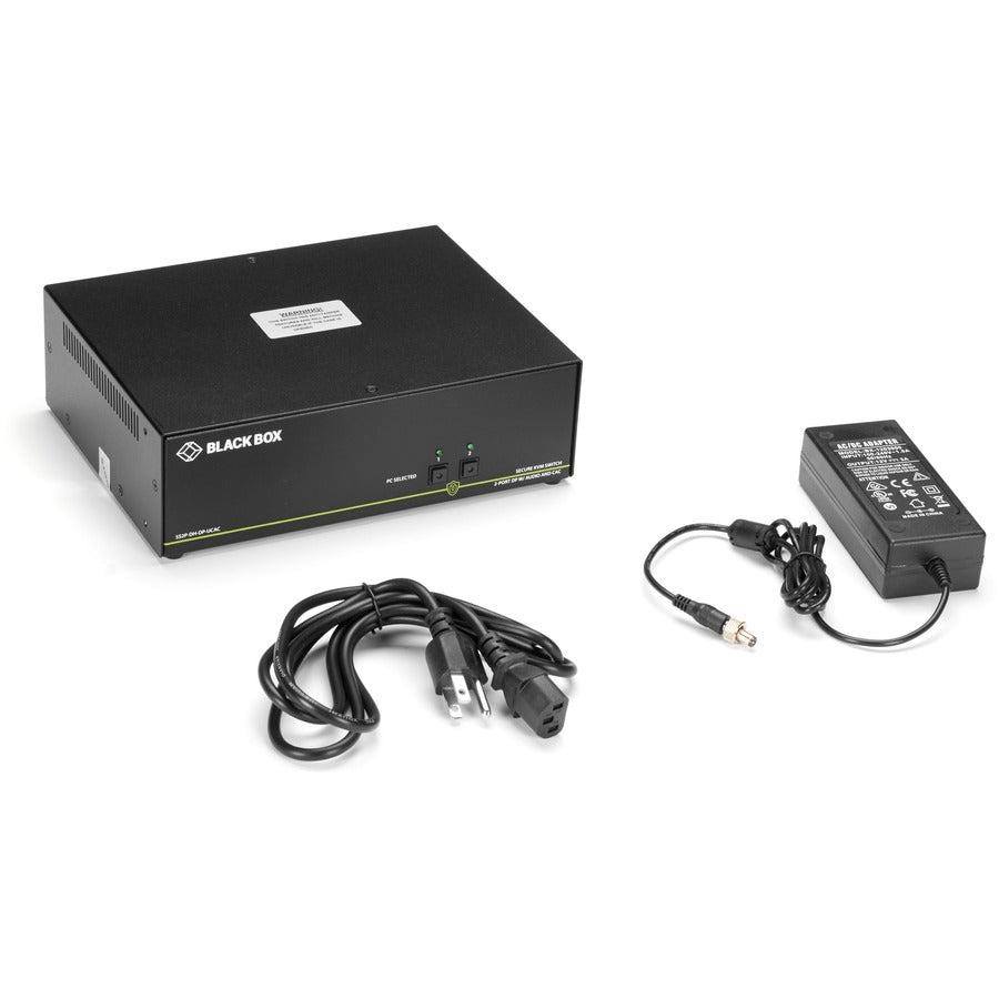Black Box KVM Switchbox with CAC SS2P-DH-DP-UCAC