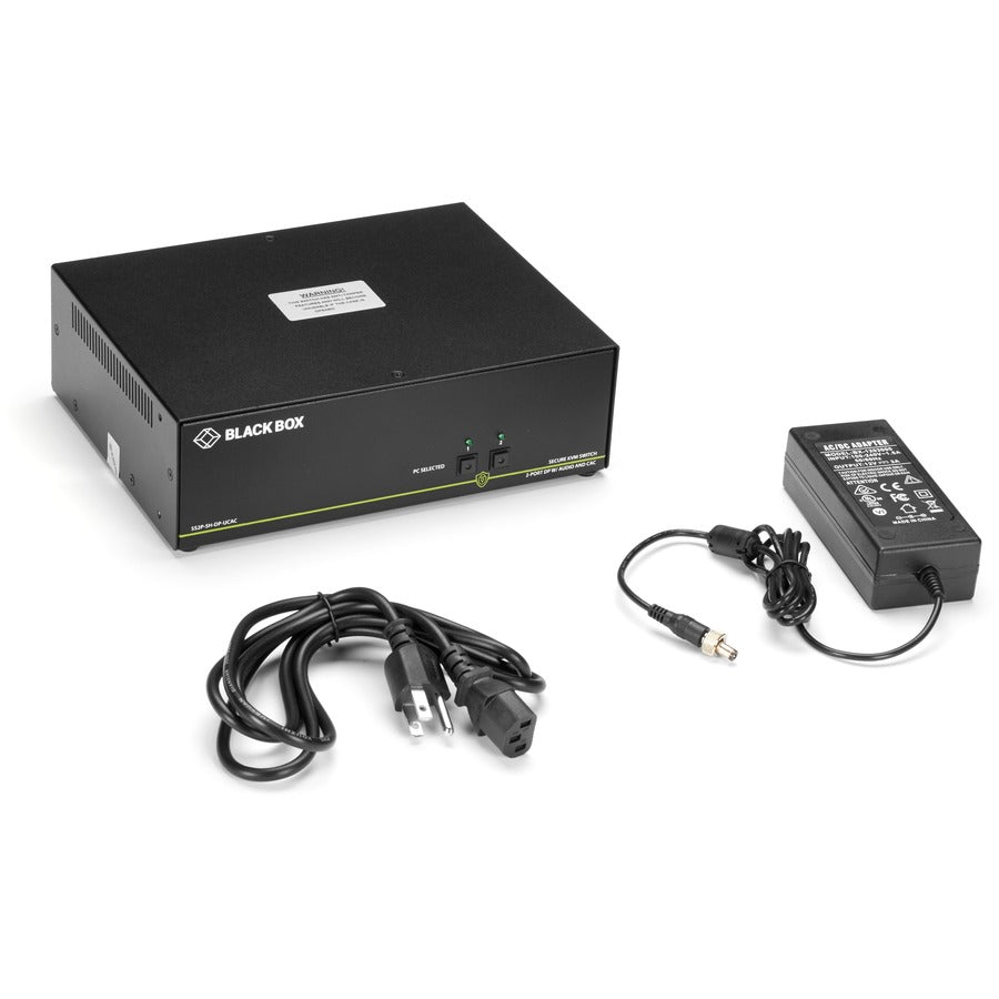Black Box KVM Switchbox with CAC SS2P-SH-DP-UCAC