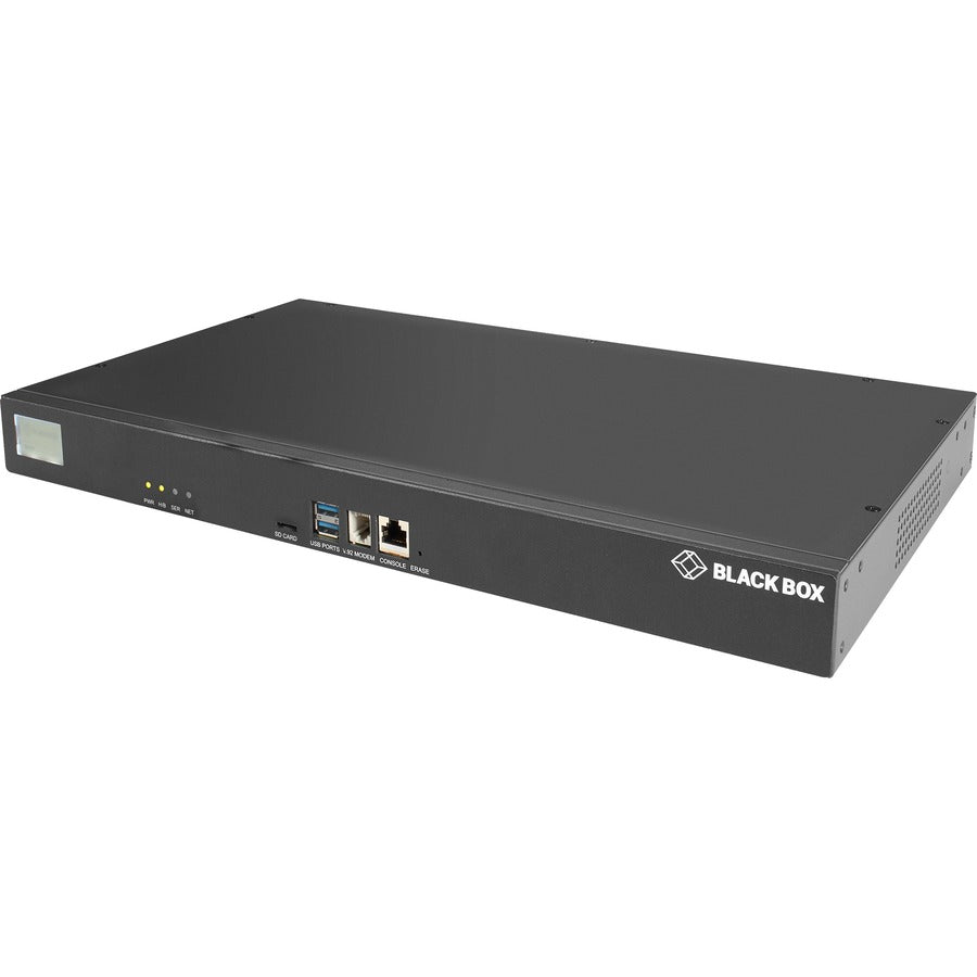 Black Box LES1700 Series Console Server - POTS Modem, Dual 10/100/1000 LES1732A-R2