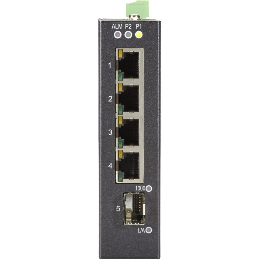 Black Box LIG401A EXTR Industrial Switch - 4-Port Gigabit Ethernet with SFP | Tecisoft