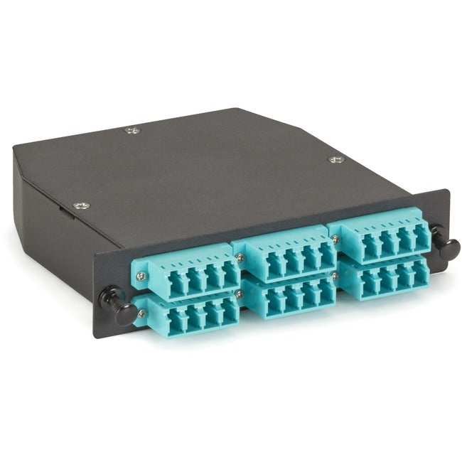 Black Box MTP OM3 Fiber Optic LGX Cassette - (1) MTP 24 to (24) LC Type A FOCA20M3-1MP24-24LC