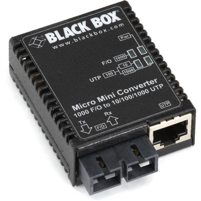 Black Box Micro Mini Gigabit Ethernet Media Converter LMC4002A