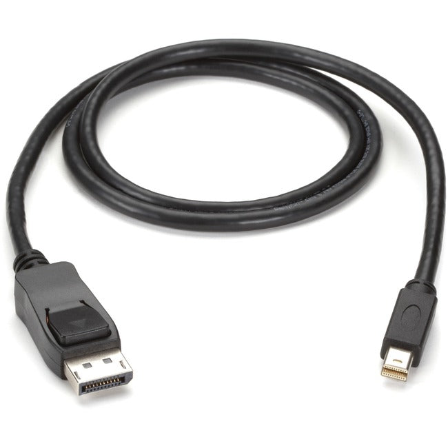 Black Box Mini DisplayPort to DisplayPort Cable, MM, 3-ft. (0.9-m) ENVMDPDP-0006-MM