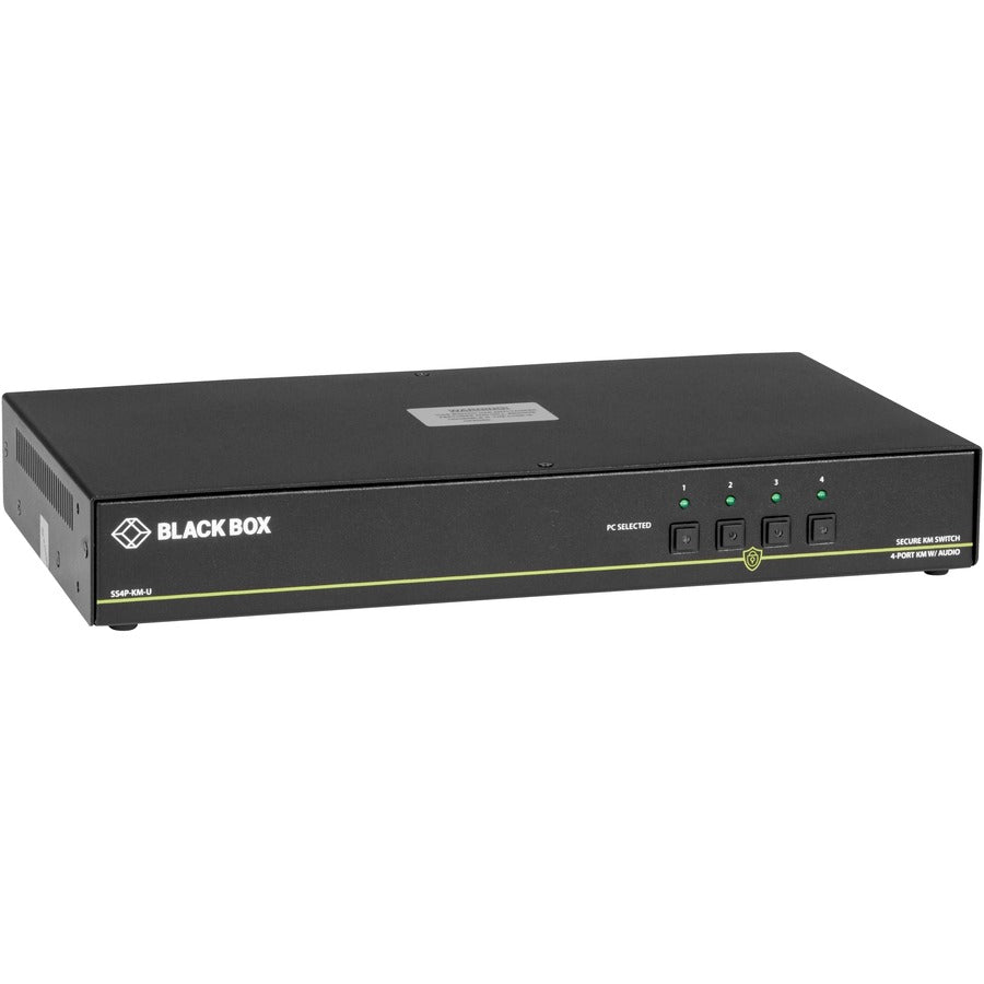 Black Box NIAP 3.0 Secure 4-Port Keyboard/Mouse Switch SS4P-KM-U