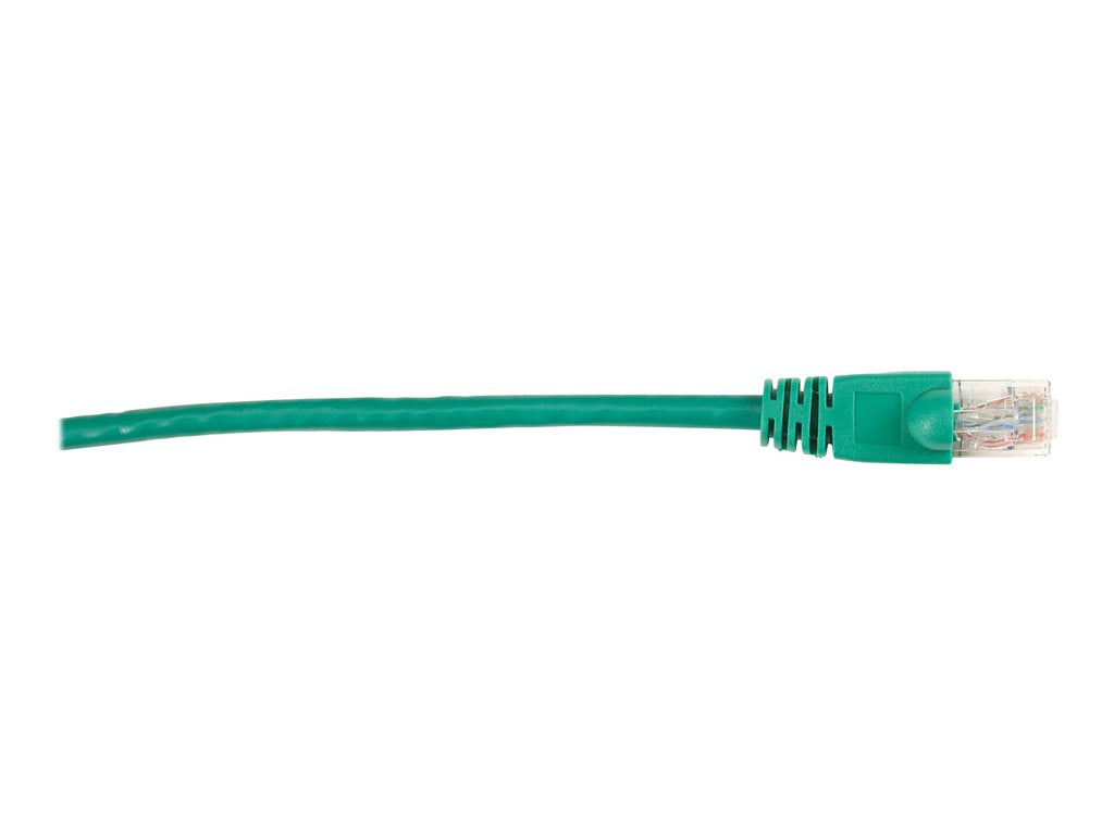 Black Box - Patch cable - RJ-45 (M) to RJ-45 (M) - 1 ft - UTP - CAT 6 - molded, snagless, stranded - green (pack of 25)