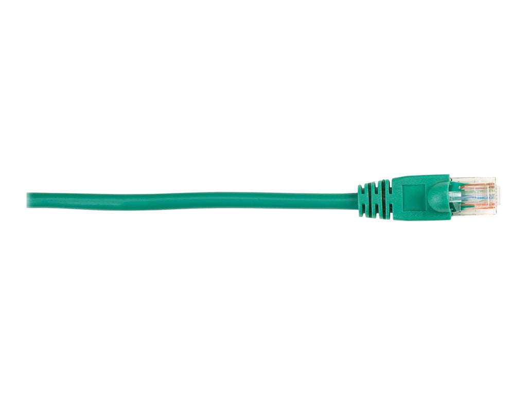 Black Box - Patch cable - RJ-45 (M) to RJ-45 (M) - 2 ft - UTP - CAT 5e - molded, snagless, stranded - green (pack of 5)