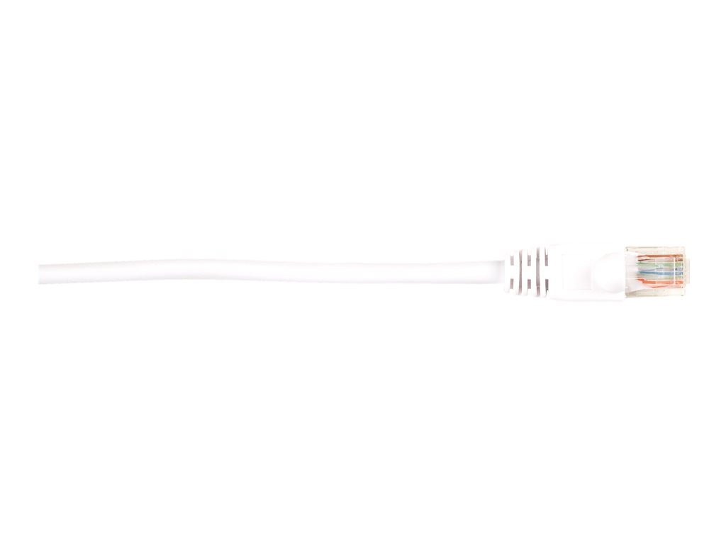 Black Box - Patch cable - RJ-45 (M) to RJ-45 (M) - 3 ft - UTP - CAT 6 - molded, snagless, stranded - white (pack of 10)