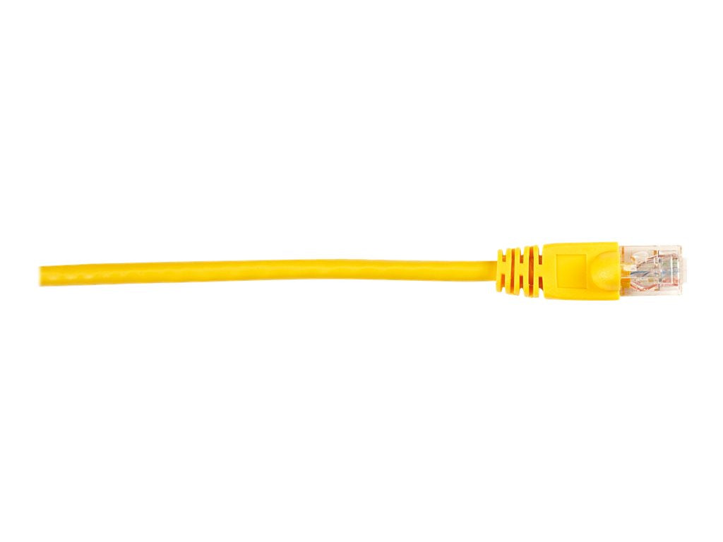 Black Box - Patch cable - RJ-45 (M) to RJ-45 (M) - 3 ft - UTP - CAT 6 - molded, snagless, stranded - yellow (pack of 25)