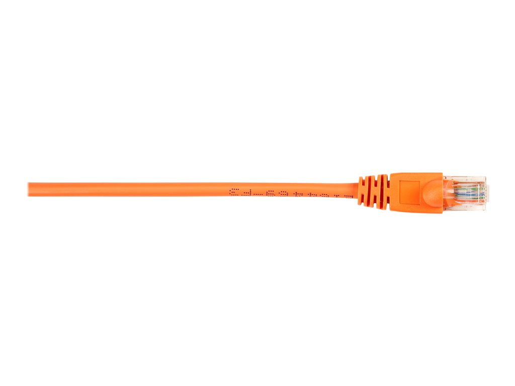 Black Box - Patch cable - RJ-45 (M) to RJ-45 (M) - 5 ft - UTP - CAT 6 - molded, snagless, stranded - orange (pack of 10)