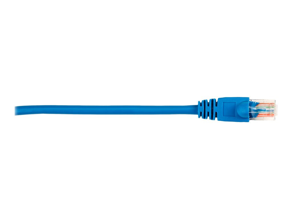 Black Box - Patch cable - RJ-45 (M) to RJ-45 (M) - 7 ft - UTP - CAT 5e - molded, snagless, stranded - blue (pack of 5)