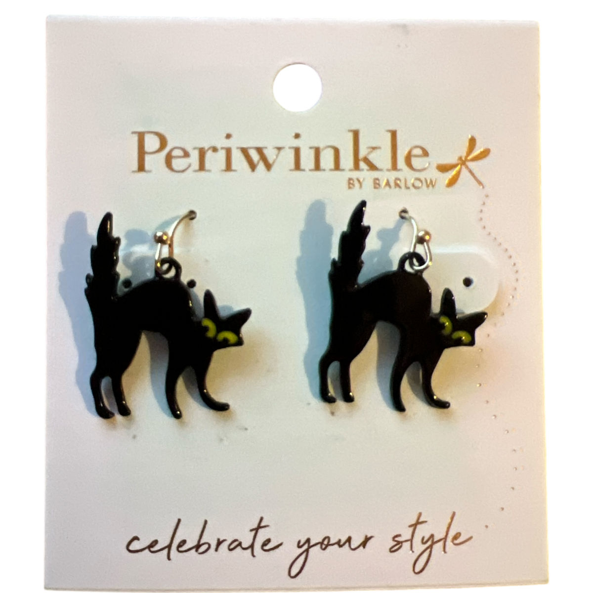 Black Cat Earrings