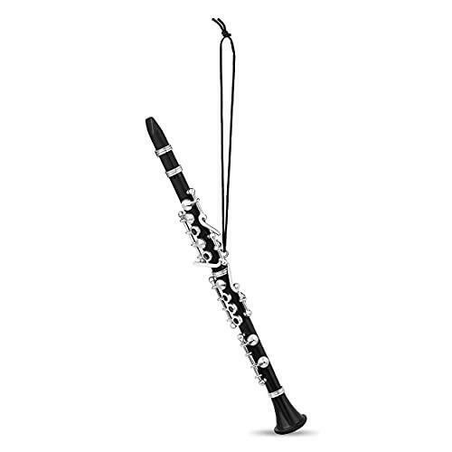 Black Clarinet Ornament - 6.5"