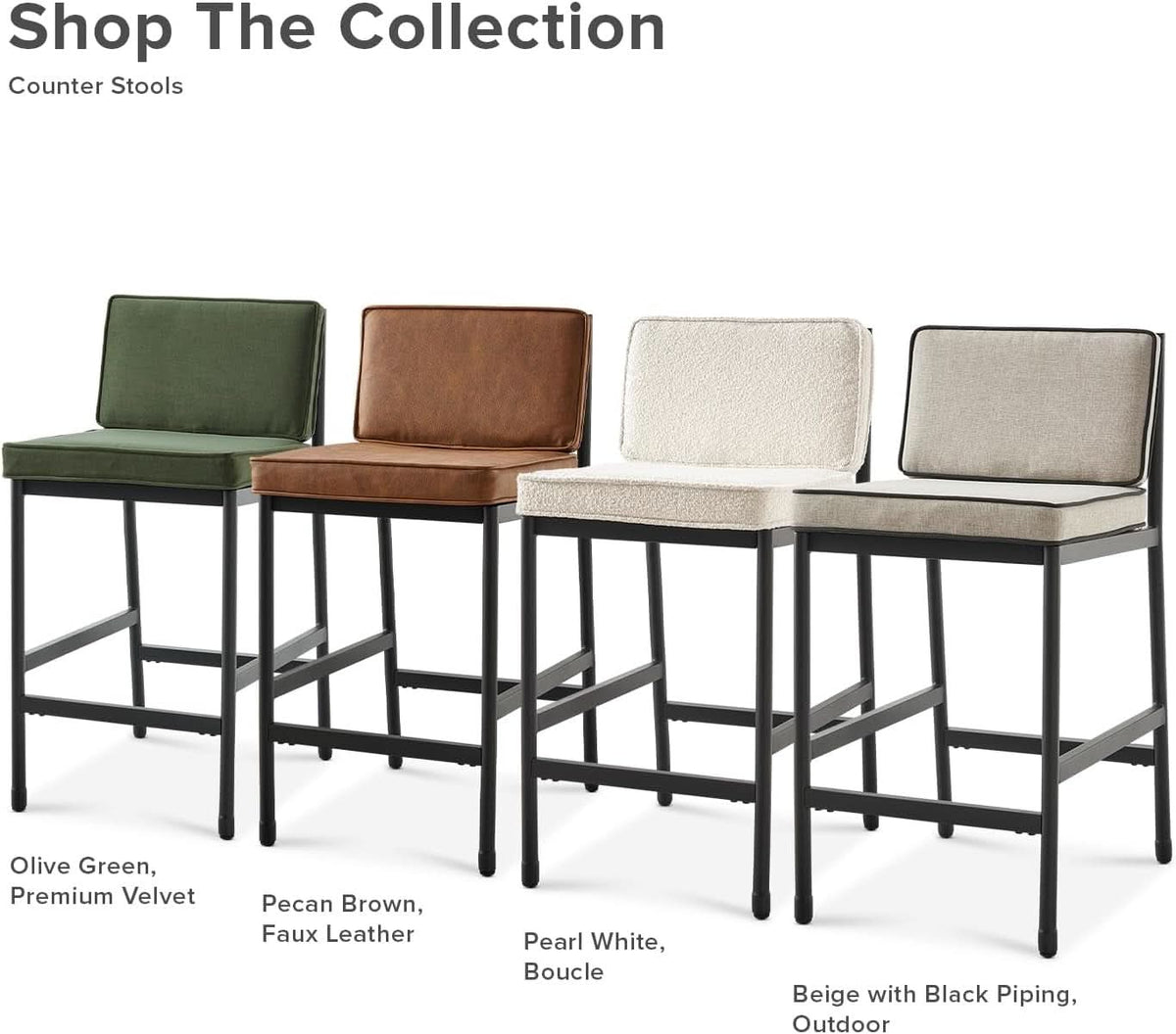 Black Dining Chairs With Removable Cushion Covers Set Of 2