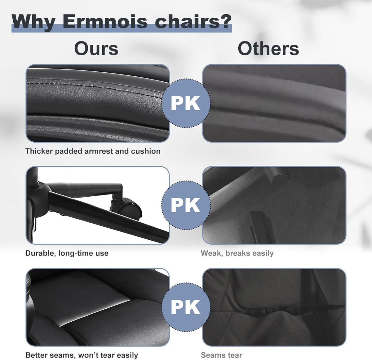 Black Ergonomic Office Chair With Adjustable Lumbar Support