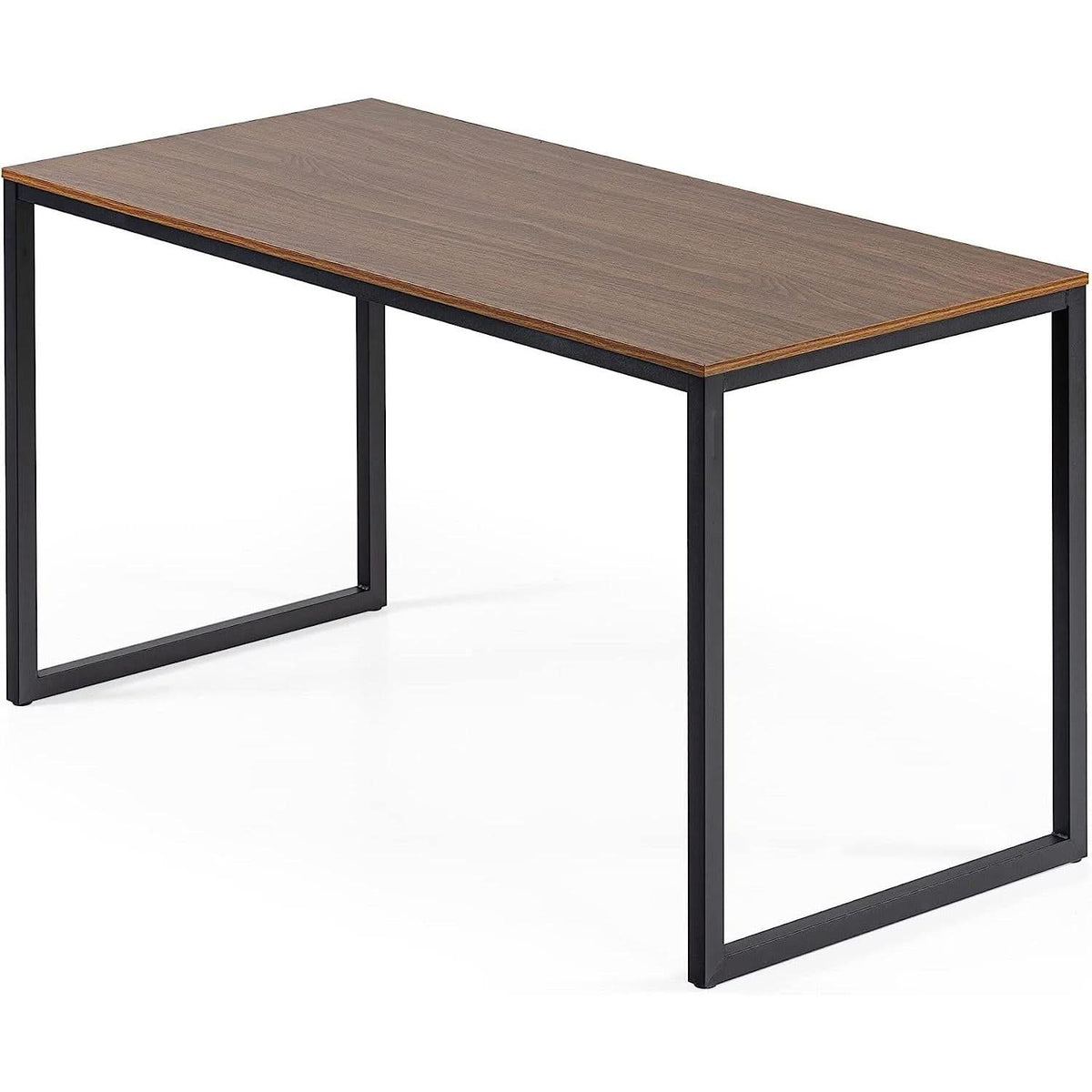 Black Frame Office Desk With Easy Assembly And Sturdy Build