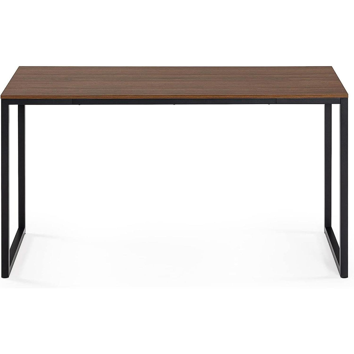 Black Frame Office Desk With Easy Assembly And Sturdy Build