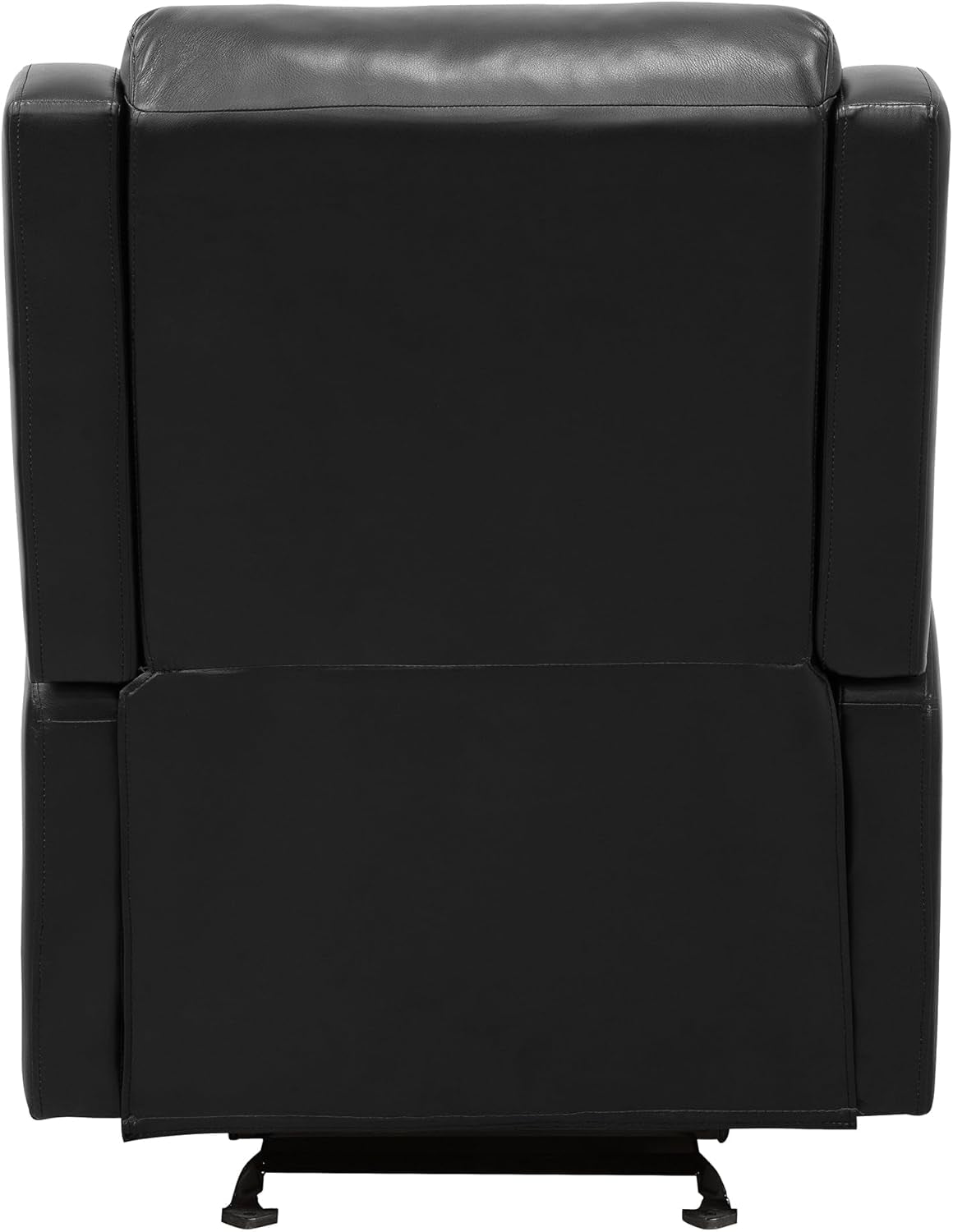 Black Glider Recliner Chair For Living Room Home Theater