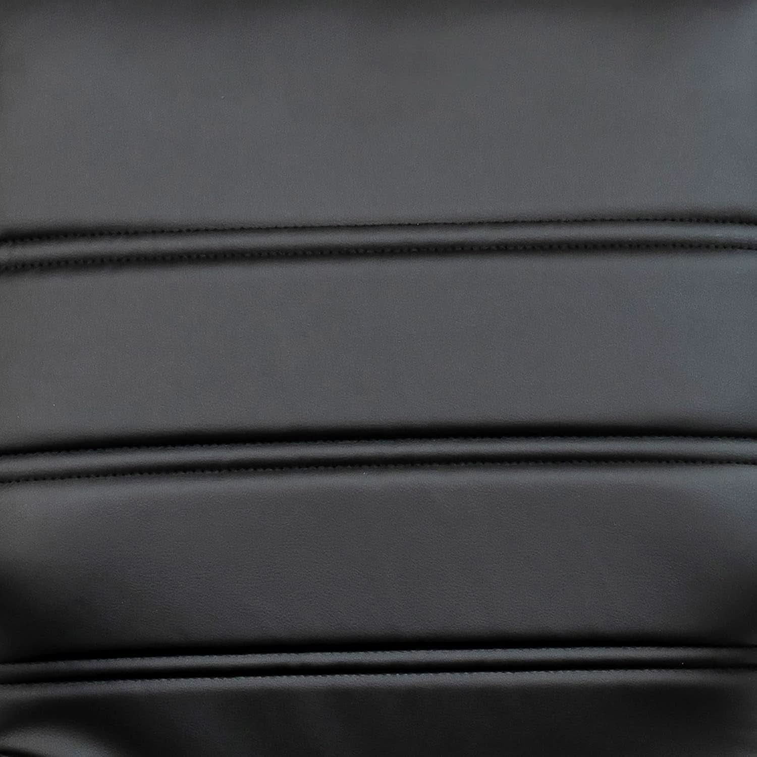 Black Office Chair With Adjustable Height And Padded Seat