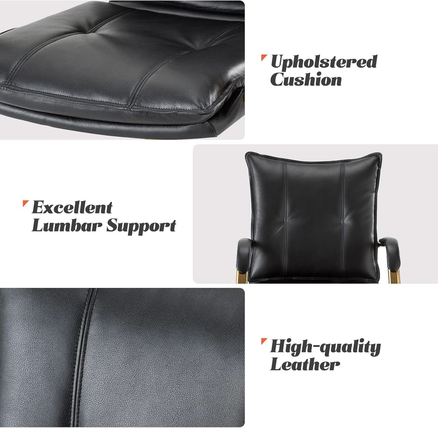 Black Office Desk Chair With Adjustable Height Elegant