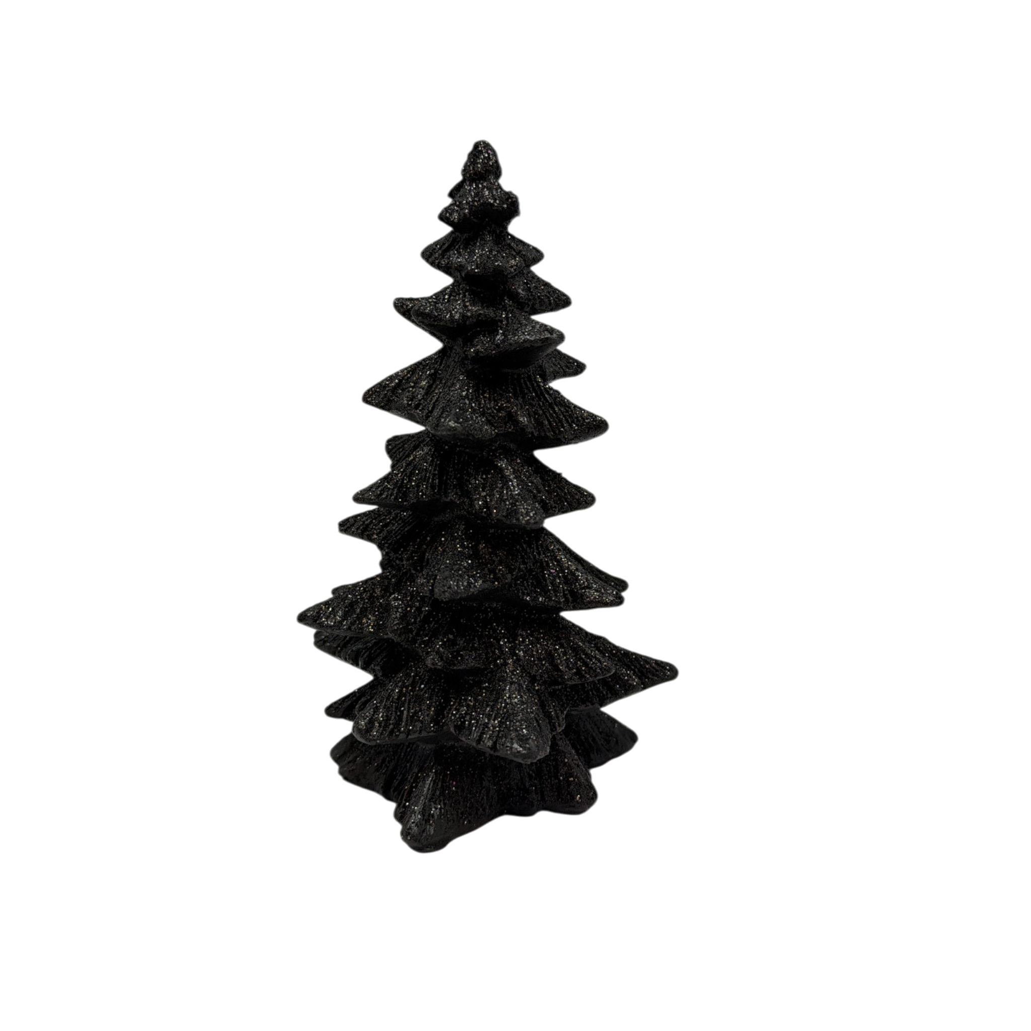 Black Resin Halloween Tree 6 3/4 Inches Tall