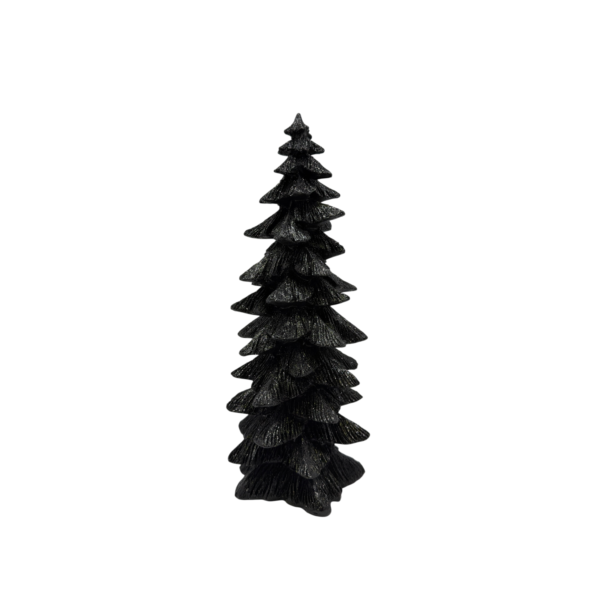 Black Resin Halloween Tree 9 1/4 Inches Tall