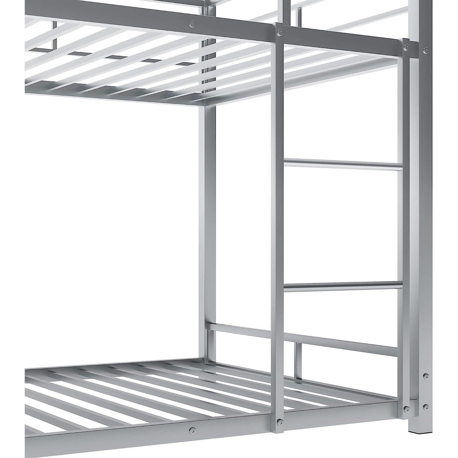 Black Triple Metal Bunk Bed Twin XL Full Queen Sizes