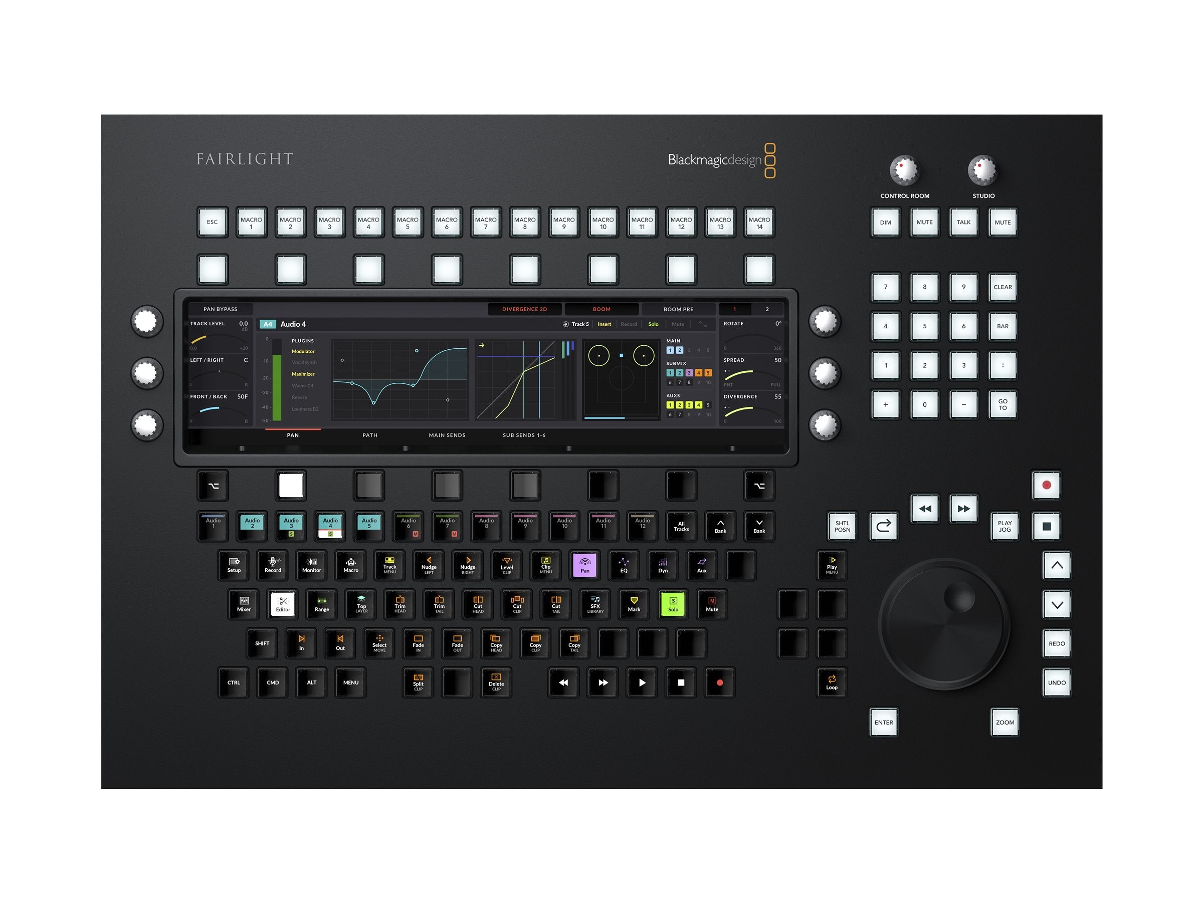 Blackmagic Fairlight Console Audio Editor - Mixer control panel - rack-mountable DV/RESFA/EDTCS